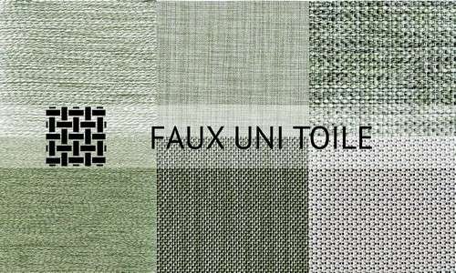 FAUX UNI TOILE